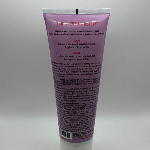 First Aid Beauty KP Bump Eraser Body Scrub - Fresh Strawberry - Picture 2 of 3